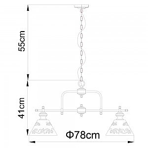 Подвесная люстра Arte Lamp KENSINGTON A1511LM-5WG