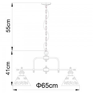 Подвесная люстра Arte Lamp KENSINGTON A1511LM-3WG