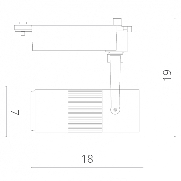 Трековые светильники Arte Lamp Track Lights A6520PL-1BK