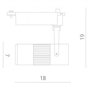 Трековые светильники Arte Lamp Track Lights A6520PL-1BK