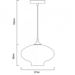 Светильник подвесной Arte Lamp FLARE A8011SP-1AM