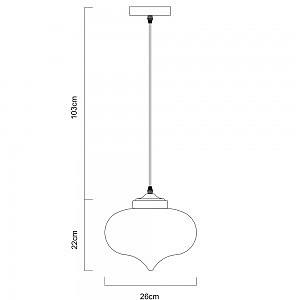 Светильник подвесной Arte Lamp FLARE A8012SP-1AM