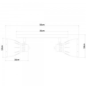 Светильник спот Arte Lamp MARTED A2215AP-2WH