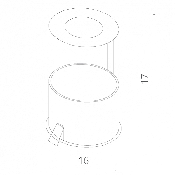 Светильник спот Arte Lamp A3110PL-1WH