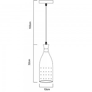 Светильник подвесной Arte Lamp A4082SP-1SS