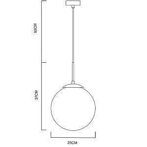 Светильник подвесной Arte Lamp VOLARE A1561SP-1CC