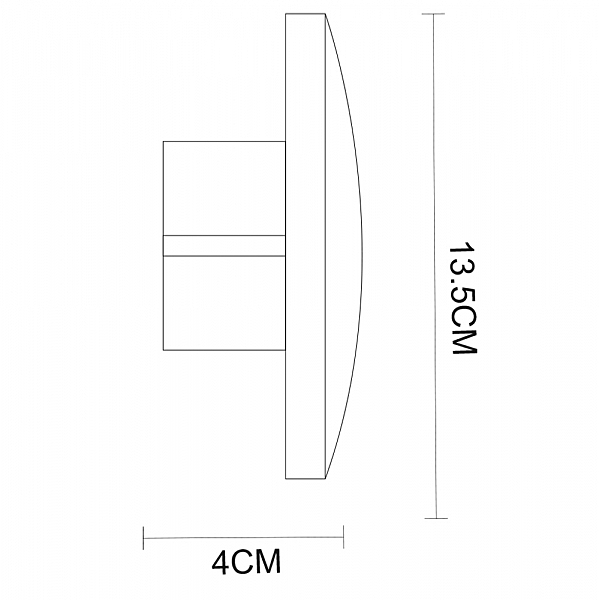 Уличный LED настенный светильник Arte Lamp Nimbo A1506AP-1WH