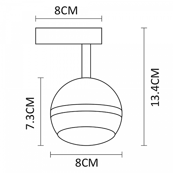 Светильник спот Arte Lamp Venerd A6009AP-1AB