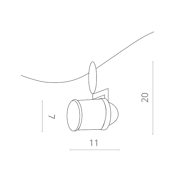 Трековый светильник Arte Lamp Rails Kits A3056PL-1BK