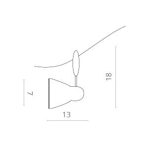 Трековый светильник Arte Lamp Rails Kits A3058PL-1SI