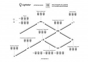 Питание боковое трековое однофазное Lightstar Barra 502119