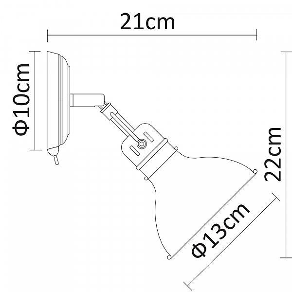 Светильник спот Arte Lamp Mark A1102AP-1AB