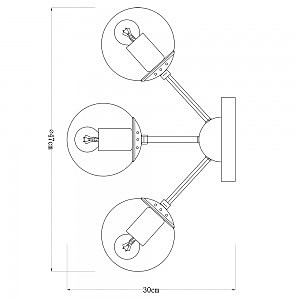 Потолочная люстра Arte Lamp Bolla A1664PL-5CC