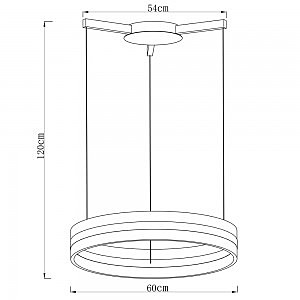 Подвесная светодиодная люстра Sorento Arte Lamp A2501SP-1WH