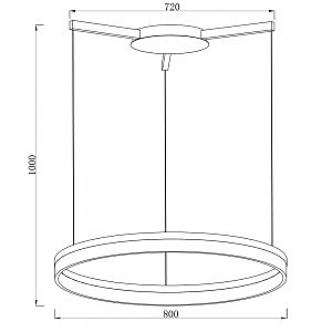 Подвесная светодиодная люстра Sorento Arte Lamp A2504SP-1WH