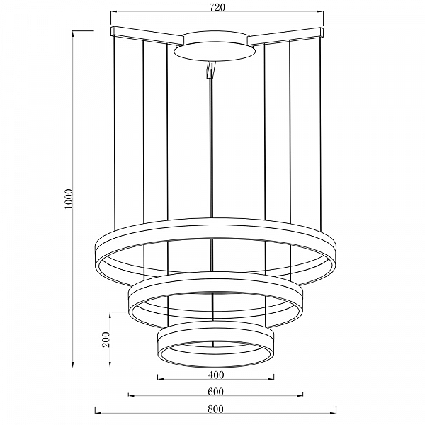 Подвесная люстра Arte Lamp Sorento A2504SP-3WH