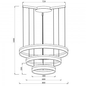 Подвесная люстра Arte Lamp Sorento A2504SP-3WH