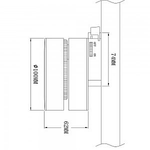 Накладной светильник Arte Lamp Vela A2508PL-1WH