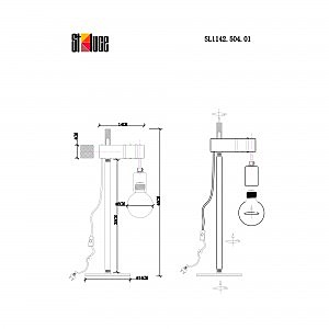 Настольная лампа Evoluce Bagetti SL1142.504.01