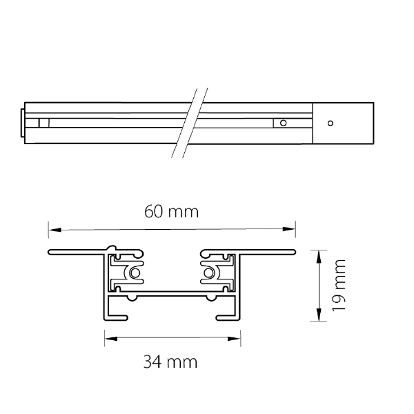 Шинопровод Lightstar Barra 501035