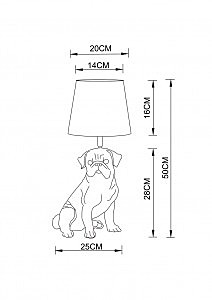 Настольная лампа Arte Lamp Bobby A1512LT-1BK