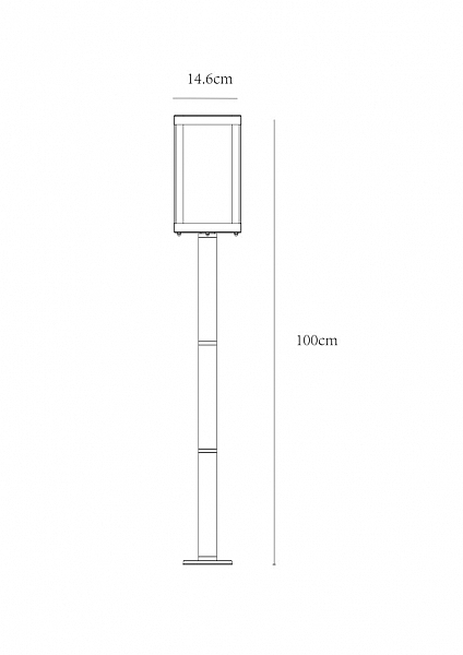 Уличный наземный светильник Arte Lamp Belfast A4569PA-1BK