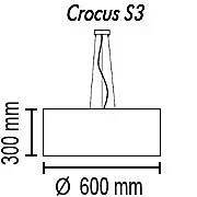 Светильник подвесной TopDecor Crocus Crocus Glade S3 01 96g
