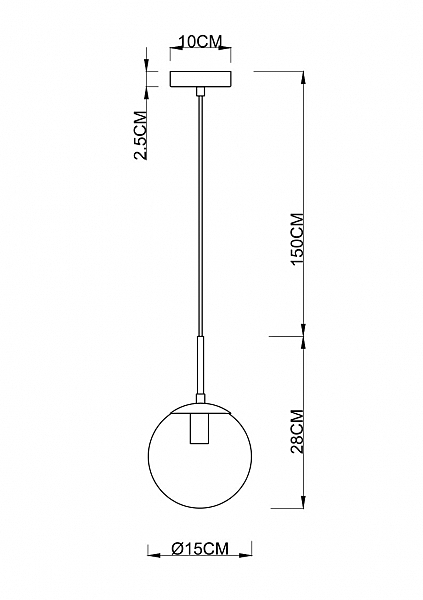 Светильник подвесной Arte Lamp Volare A1565SP-1CC