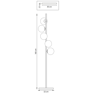 Торшер Lightstar Croco 815753