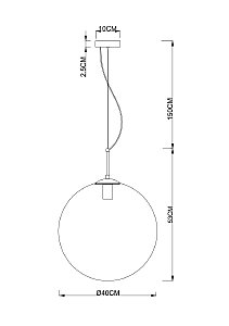 Светильник подвесной Arte Lamp Volare A1564SP-1PB