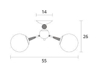 Потолочная люстра Arte Lamp Boston A4485PL-5BK