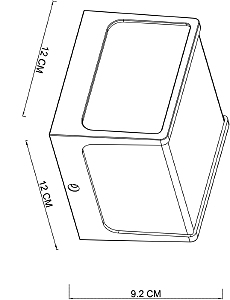 Уличный настенный светильник Arte Lamp Lancia A6418AL-1BK