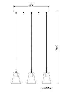 Светильник подвесной Arte Lamp Brussels A8030SP-3BK