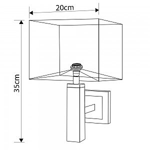 Настенное бра Arte Lamp WAVERLEY A8880AP-1BK