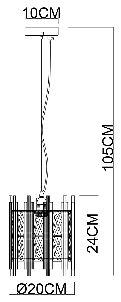 Светильник подвесной Arte Lamp Alruba A1043SP-1BK