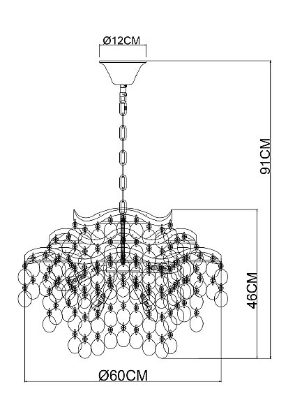 Подвесная люстра Arte Lamp Pipirima A4065SP-9SG