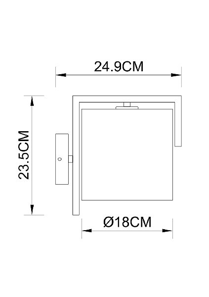 Настенное бра Arte Lamp Aperol A5031AP-1PB