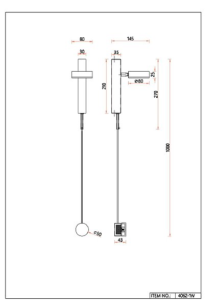 Настенный светильник Favourite Spiner 4062-1W