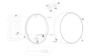 Уличный потолочный светильник Maytoni Zon IP O431CL-L30B3K