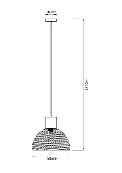 Светильник подвесной Arte Lamp Castello A7046SP-1BK