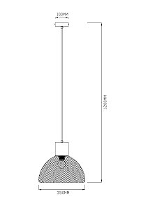 Светильник подвесной Arte Lamp Castello A7046SP-1BK