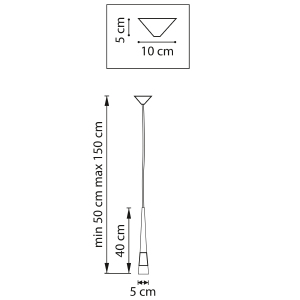 Светильник подвесной Lightstar Cone 757011