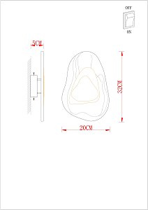 Настенный светильник Arte Lamp A2096AP-5PB