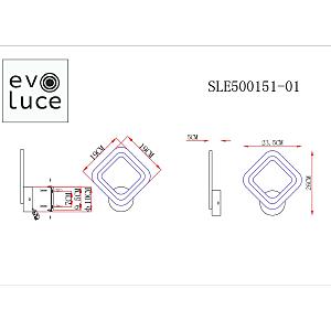 Настенное бра Evoluce Samuro SLE500151-01