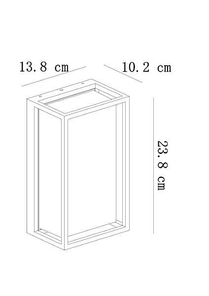 Уличный настенный светильник Arte Lamp Marfik A2322AL-1BK