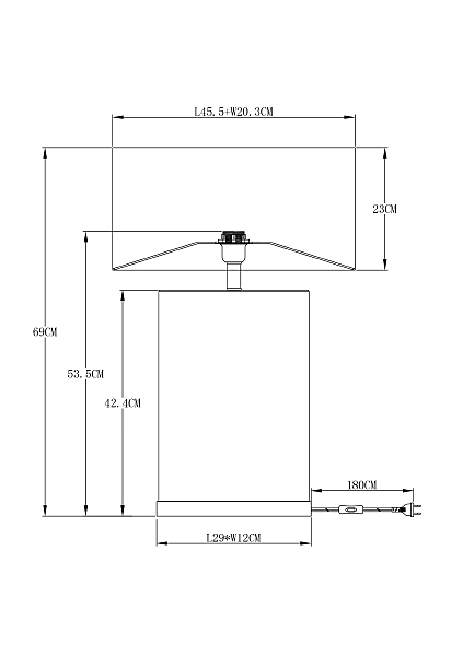 Декоративная лампа Arte Lamp Zulu A5058LT-1PB