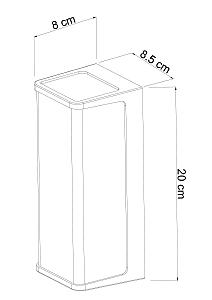 Уличный настенный светильник Arte Lamp Lancia A6419AL-1BK