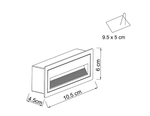 Подсветка для ступеней Arte Lamp Piazza A7223IN-1BK