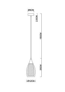 Светильник подвесной Arte Lamp Barry A7951SP-1BK