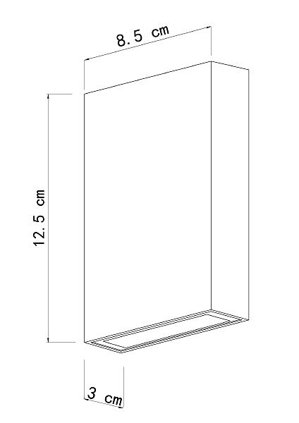 Уличный настенный светильник Arte Lamp Algol A2750AL-2WH